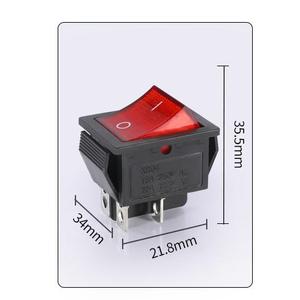 Cao hiện tại 250V chiếu sáng cho thiết bị công nghiệp CQC kcd4 6A <span class=keywords><strong>Rocker</strong></span> chuyển - Product Image 6