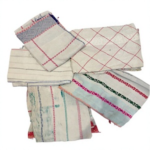 Vêtement en coton 100% tissé à la main, motif rayé, style ethnique indien traditionnel Kantha, respirant, poids moyen - Product Image 3