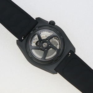 Happy Time Design de voiture d'origine 40mm en acier inoxydable 316L cadran creux <span class=keywords><strong>Seiko</strong></span> NH35 automatique mécanique sport hommes montre-bracelet - Product Image 5