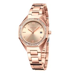 Drioshipping, marca de lujo, relojes de cuarzo para mujer, reloj de cristal de diamante para mujer, función Solar de acero inoxidable embalado en caja - Product Image 2