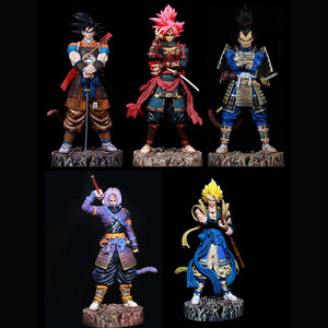 Figuras de acción de PVC de CHXU para GK Samurai Goku, Son Gohan, Broly, Vegeta, Jiter Buu, Frieza y <span class=keywords><strong>Cell</strong></span>, figuras de pie de <span class=keywords><strong>Dragon</strong></span> <span class=keywords><strong>Ball</strong></span> Z - Product Image 3