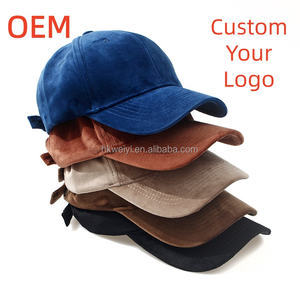 Gorras de Béisbol Personalizadas con Logotipo, 6 Paneles, Visera Curva, Estructuradas, de Gamuza, OEM, Gorros de Terciopelo para Invierno y Otoño, Estilo Urbano, Deportivas - Product Image 1