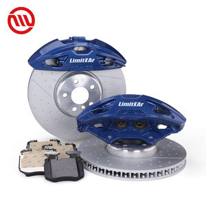 Kit d'étrier de frein avant 4 pistons mise à niveau du système de freinage automatique disque d'étrier de frein de voiture 395mm * 36mm roue de 19 pouces pour BMW G38 - Product Image 1