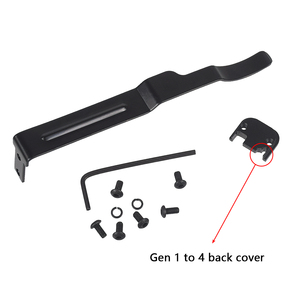 LAMBUL IWB Belt Clip <strong>Holster</strong> Suitable For Gen1 To Gen5 Both Left Right <strong>Holster</strong> Hidden Waist Band Clamp - Product Image 2