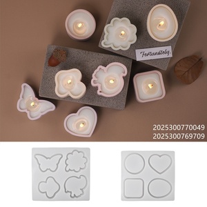 Moule à gâteau en silicone en forme de mini cœur champignon Early Riser <span class=keywords><strong>pour</strong></span> chocolat, gelée, <span class=keywords><strong>fondant</strong></span>, dessert, pâtisserie, décoration, outil de cuisine - Product Image 2