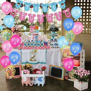 Ducha de bebé de género revela el <span class=keywords><strong>secreto</strong></span> de la decoración del Partido de <span class=keywords><strong>es</strong></span> una chica/chico lentejuelas globo - Product Image 2