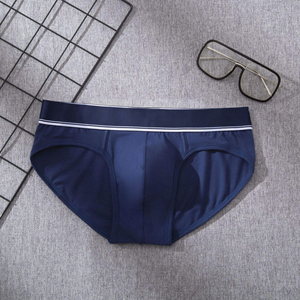CELINNE <b>Men's</b> Cotton Briefs Low Rise Breathable Striped Waistband Design Comfort <b>Stretch</b> <b>Men</b> Underwear Boxer Briefs - Product Image 3