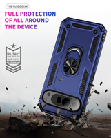 Coque robuste antichoc avec béquille pour Google Pixel 9A/8A/7A – Étui blindé tendance – Accessoire Google Pixel 7 Pro
