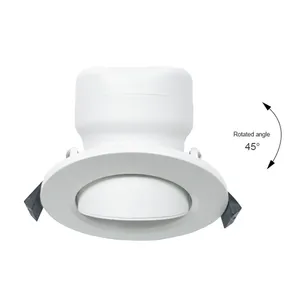 Prezzo all'ingrosso illuminazione commerciale angolo del fascio 36 60 gimbal 220v bianco caldo freddo bianco bianco cct regolabile soggiorno faretti a led