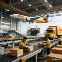 Agent de fret logistique DDP, expédition de marchandises de Chine vers les États-Unis, les Émirats arabes unis, le Canada, l'Italie, le Royaume-Uni, le Canada, la France, l'Australie, la Norvège, le Maroc, la Suisse, la Pologne