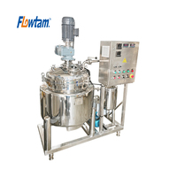 100 200 500 litres réservoir de mélange mélangeur sous vide mélangeur de parfum savon liquide faisant la machine avec homogénéisateur
