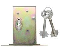 Prix de gros Afrique du Sud serrure de porte serrure de porte mortaise blister serrure en alliage d'aluminium