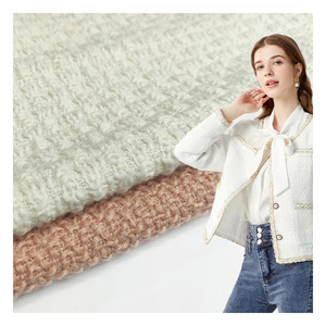 Vải Tuýt Kênh Sang Trọng <span class=keywords><strong>60</strong></span> <span class=keywords><strong>Polyester</strong></span> <span class=keywords><strong>40</strong></span> Len Pha Màu Đỏ Hồng Nhà Cung Cấp Nhà Máy - Product Image 1