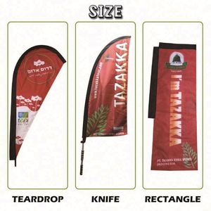 <b>Cheap</b> Teardrop Flag Outdoor Promotional Distribution Advertising Flag Backpack Banner for Street Display - Product Image 2