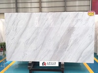 Putih Korea Makrana Ziarat Ibiza Batu Dolomite Tv Latar Belakang Dekoratif Interior Meja Marmer Panel Dinding Batu