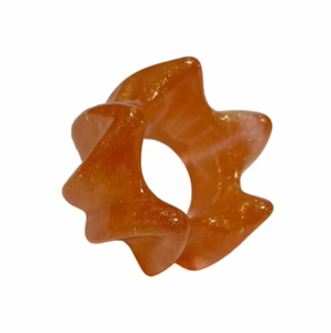 Masseur d'acupression dorsal en forme de losange en résine de cire d'abeille - Product Image 1