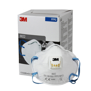 An toàn Nguồn cung cấp dùng một lần nửa mặt nạ bảo vệ với van CE EN149 FFP2 8822cn, 10 cái/hộp - Product Image 3