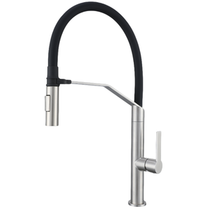 Grifo de Cocina Flexible de Lujo <span class=keywords><strong>HUICI</strong></span> de Acero Inoxidable 304 con Boquilla Extraíble y Diseño de Cable de Una Sola Mano - Product Image 6