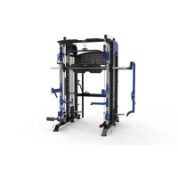 Gymnase De Remise en Forme commerciale Entraîneur multifonctionnel smith machine demi squat rack DY-9000A