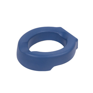 Aumentador de altura para inodoro, PU suave, azul, impermeable, antideslizante, para personas mayores, mujeres embarazadas, uso en el baño - Product Image 1