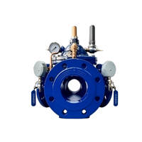 Vanne de régulation hydraulique réglable pour maintien, soulagement et réduction de pression DN50 - DN300