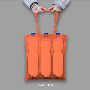Sacs de shopping en toile de coton écologiques réutilisables personnalisés promotionnels, sac fourre-tout en coton avec logo imprimé - Product Image 5