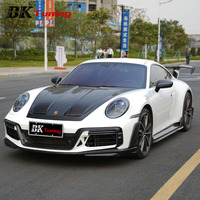 BK Tuning 992 Carrera mise à niveau Tech-Art GT Street R pièces de réglage complet du corps kit de carrosserie en Fiber de carbone sec pour Porsche 911 992 Kits de carrosserie