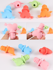 YDS a forma di cuore Bar in Silicone tappo per bottiglia di vino riutilizzabile - Product Image 3