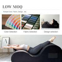 Vente en gros de chaise longue de yoga moderne XL avec appui-tête coussin de taille coussin de pied pour la relaxation étirement loisirs salon de sexe de yoga