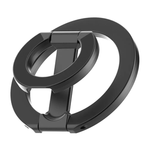 Support de téléphone magnétique double face en alliage d'aluminium 360 ° Smart Tracking Support de téléphone pliable pour les doigts Compatible <span class=keywords><strong>iPad</strong></span> pour l'utilisation au lit - Product Image 1