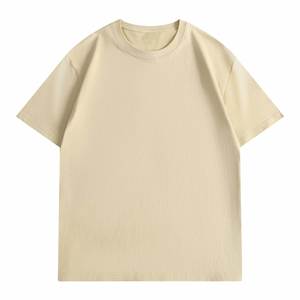 Camiseta Personalizada al por Mayor, Unisex, Tejida, 100% Algodón, Anti-Pilling, Manga Corta, Corte Holgado, Talla Grande, con Etiqueta Personalizada - Product Image 3