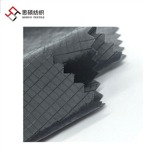 Vente en gros de tissu <span class=keywords><strong>taffetas</strong></span> de nylon à carreaux 40D personnalisé - Product Image 4