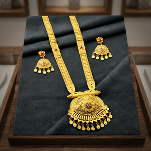 Wholesale 14K 18K 24K Micro Gold Plated AD Forming Long <b>Necklaces</b>, Fashion Jewelry, Brass Gold Filled Floral Design Jewelry Set. - Product Image 3