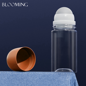 Skin 50ml <strong>Soft</strong> Touch clear PET Plastic Roll on Bottle Deodorant Packaging <strong>Container</strong>,perfume Body Oil Bottle With Roller Ball - Product Image 4