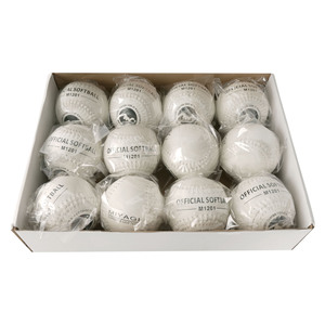Logo personalizzato palline da Softball in pelle crosta bianca da 11/12 pollici palline da Softball M1201 ufficiali <span class=keywords><strong>Miyagi</strong></span> da 12 pollici - Product Image 6