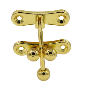 금색 걸쇠 장식 브론즈 빈티지 자물쇠 나사 포함 보석함 나무 상자용 - Product Image 1