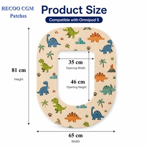 Parche Adhesivo Universal para Sensor CGM, Impermeable e Hipoalergénico, Compatible con Dexcom G6 G7 <span class=keywords><strong>Freestyle</strong></span> <span class=keywords><strong>Libre</strong></span> Omnipod 5, con Certificación CE ISO OEM ODM - Product Image 2