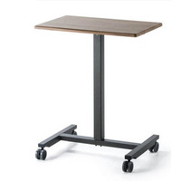 Table élévatrice à gaz de haute qualité, bureau réglable en hauteur, support de siège, à simple jambe en métal