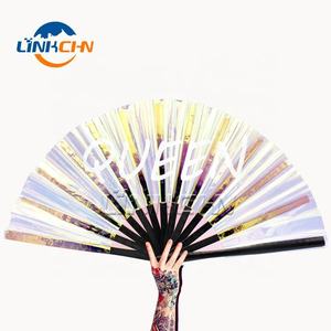 Grand éventail à main Rave Clack imprimé sur mesure de 13 pouces - Product Image 2