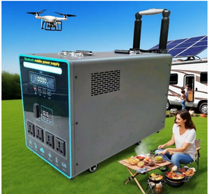 Công suất cao 2000W LiFePO4 trạm năng lượng ánh sáng di động tất cả trong một MPPT năng lượng mặt trời cung cấp điện ngoài trời với bảng điều khiển năng lượng mặt trời - Product Image 4