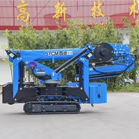 3 Ton 5 Ton 8 Ton 10 Ton 12 Ton Küçük Mobil Uzaktan Kumandalı Mini İnşaat Teleskopik Örümcek Paletli Vinç Sitong