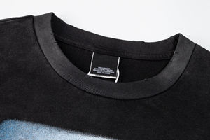 सही संस्करण सान शैली 280 जी 100% पुरुषों के लिए कपास टी शर्ट - Product Image 4