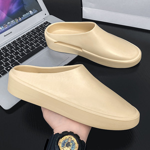 Sandales d'été pour hommes <span class=keywords><strong>Amazon</strong></span> Eaby, chaussures d'intérieur et d'extérieur, logo en plastique, vente chaude, personnalisées pour la salle de bain, la plage - Product Image 2