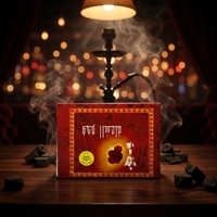 Charbon à chicha en bois dur de haute densité 33 mm, marque YC, 100 % naturel, sans étincelles, durée de combustion supérieure à 1 heure, charbon pour narguilé