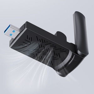 การ์ดเครือข่ายไร้สาย RTL8812BU 1300Mbps USB3.0 อะแดปเตอร์เดสก์ท็อป ดูอัลแบนด์ 2.4G 5G AC Wifi - Product Image 1