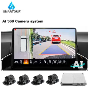 Автомобильная парковочная система Smartour 4K AHD 1080P с видом на 360 градусов, 4 стороны, камера 360 автомобиля, система наблюдения за птицами для грузовика