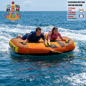 Tubo Inflable para Esquí Acuático NOVA FLIER 3P de PVC, Remolcable para 3 Personas, hasta 150 kg, 190 cm de Longitud, Unisex, para Alquiler Deportivo, Material de PVC - Product Image 1