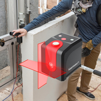 Mini niveau laser de machine de nivellement de décoration de niveaux d'esprit de ligne de croix rouge verte