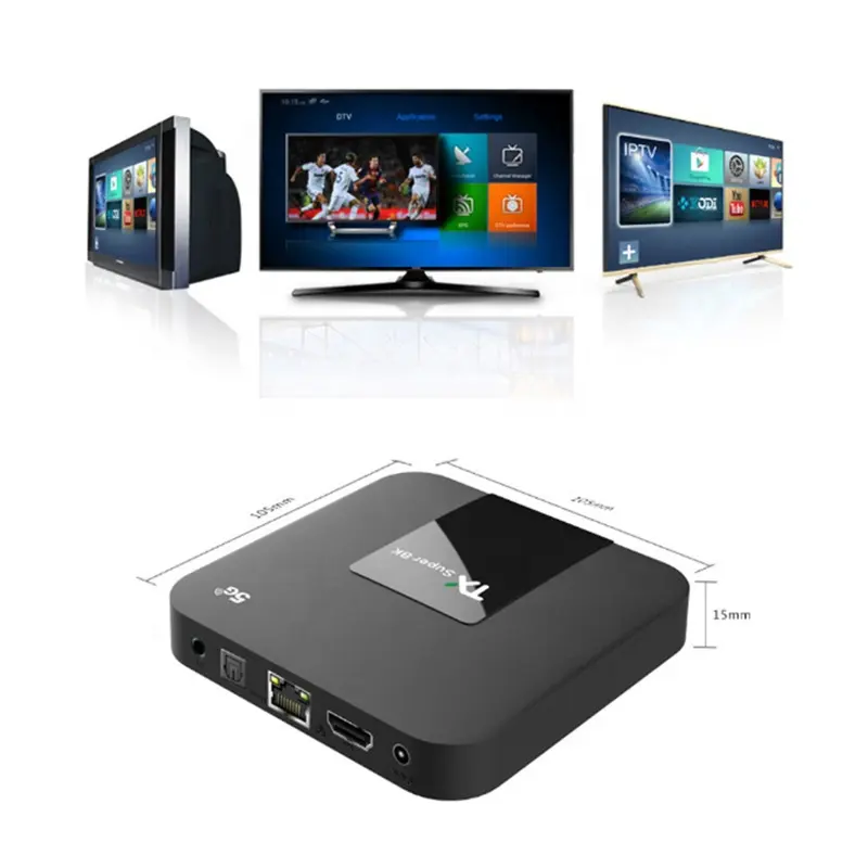 Android 11.0 Smart TvBox 4GB Ram 32GB Rom 4k Quad Core HD-TV-Empfänger 4K Smart Android TV-Box WiFi Iptv Smart TV Set-Top-Box