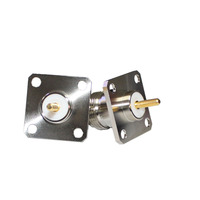 Connecteur N-KF d'alimentation d'usine Type N Jack femelle 4 trous bride panneau N connecteur